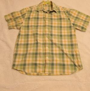 Men's short sleeve button up
